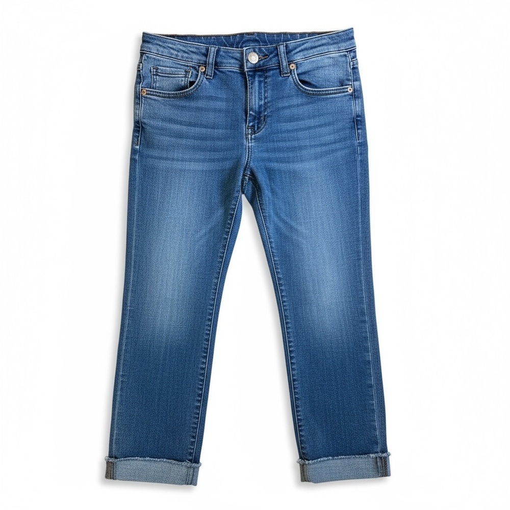 Kut from the Kluth Amy Crop Straight Leg Jeans Denim Women’s Size 4
